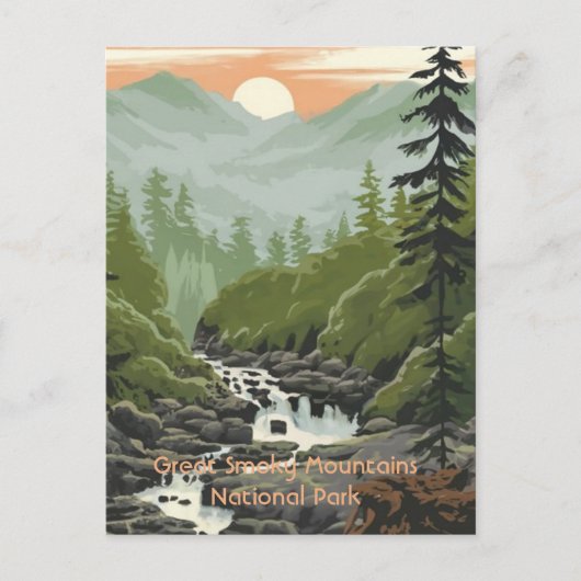Great Smoky Mountains National Park Briefkaart (Voorkant)