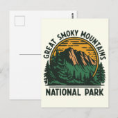 Great Smoky Mountains National Park Briefkaart (Voorkant / Achterkant)