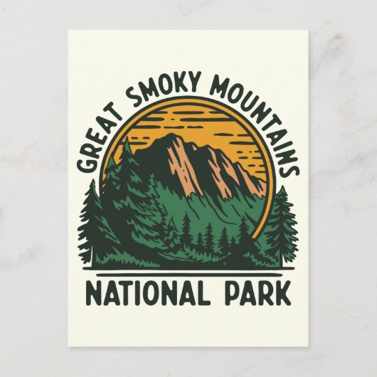 Great Smoky Mountains National Park Briefkaart (Voorkant)