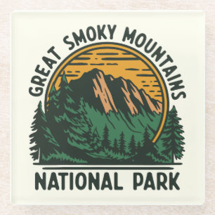 Great Smoky Mountains National Park Glazen Onderzetter