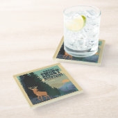 Great Smoky Mountains National Park Glazen Onderzetter (Schuin)