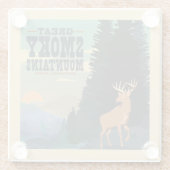 Great Smoky Mountains National Park Glazen Onderzetter (Achterkant)