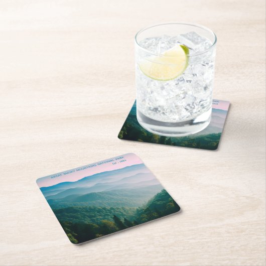 Great Smoky Mountains National Park Kartonnen Onderzetters (Insitu)