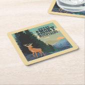 Great Smoky Mountains National Park Kartonnen Onderzetters (Schuin)