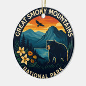 Great Smoky Mountains National Park Keramisch Ornament (Links)