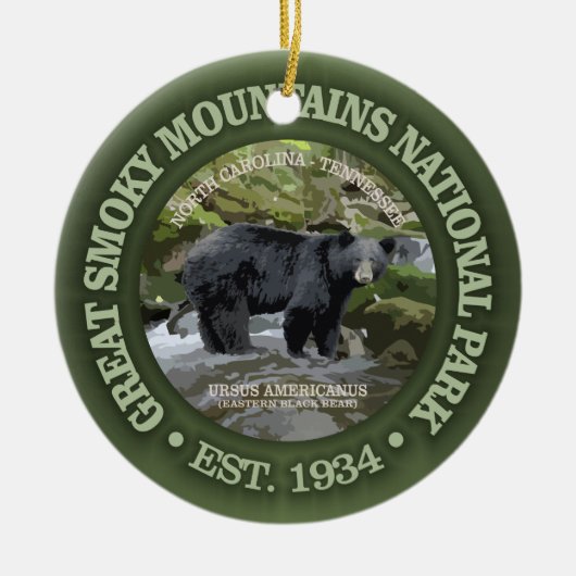 Great Smoky Mountains National Park Keramisch Ornament (Voorkant)
