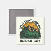 Great Smoky Mountains National Park Magneet (Voorkant / Achterkant)