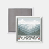 Great Smoky Mountains National Park Magneet (Voorkant / Achterkant)
