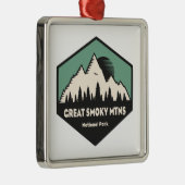 Great Smoky Mountains National Park Metalen Ornament (Rechts)