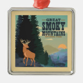 Great Smoky Mountains National Park Metalen Ornament (Voorkant)