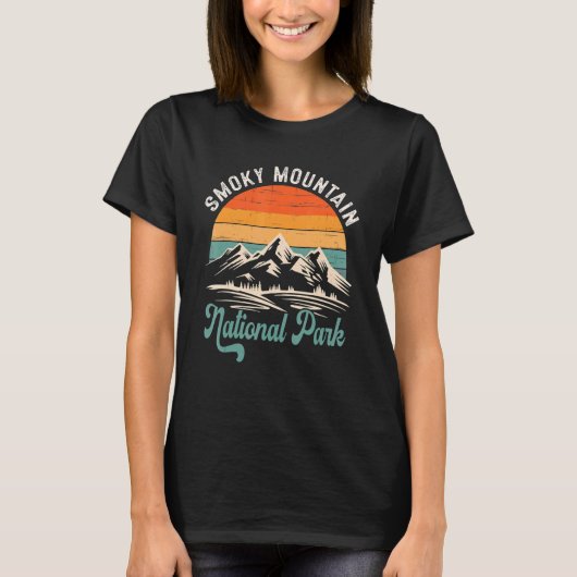 Great Smoky Mountains National Park Mountain Hikin T-shirt (Voorkant)