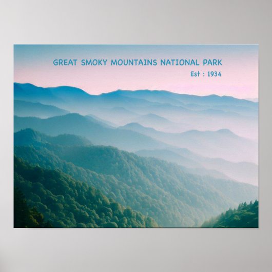Great Smoky Mountains National Park Poster (Voorkant)