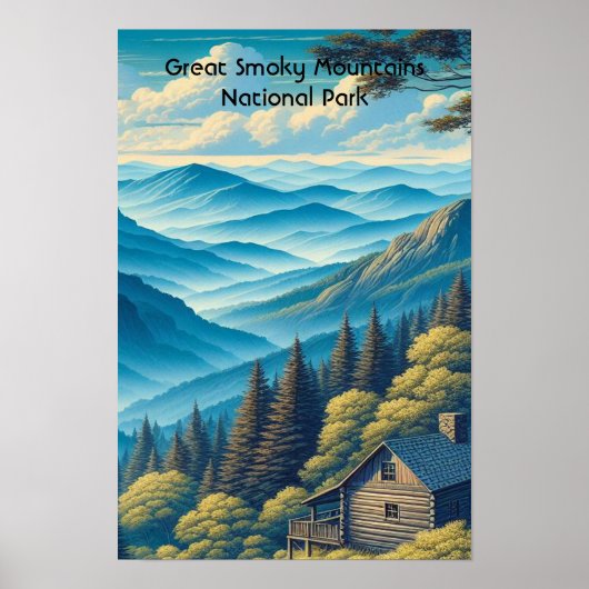 Great Smoky Mountains National Park Poster (Voorkant)