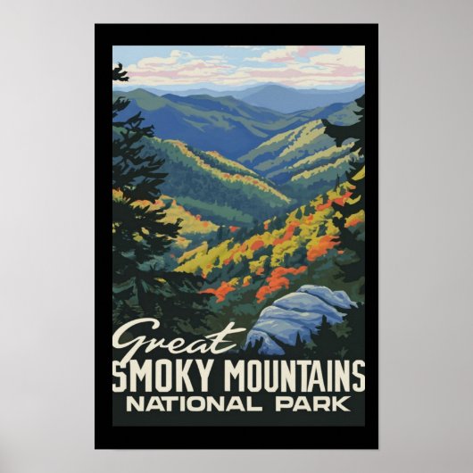 Great Smoky Mountains National Park Poster (Voorkant)