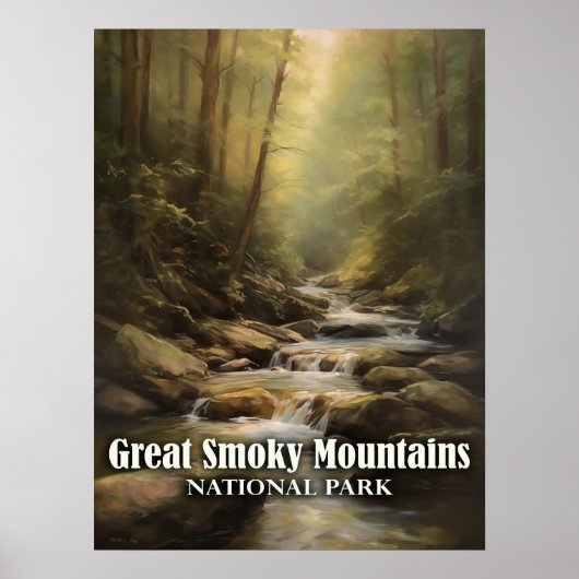 Great Smoky Mountains National Park Poster (Voorkant)