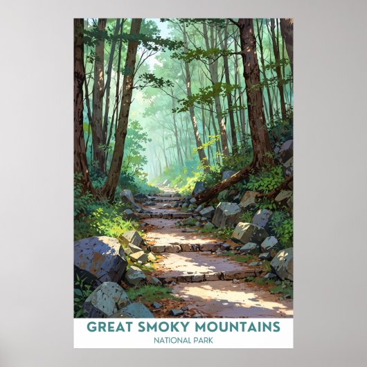 Great Smoky Mountains National Park Poster (Voorkant)