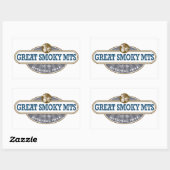 Great Smoky Mountains National Park Rechthoekige Sticker (Vel)