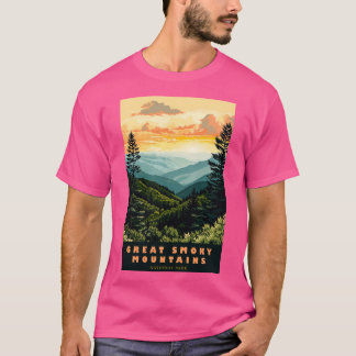 Great Smoky Mountains National Park Reizen 5 T-shirt