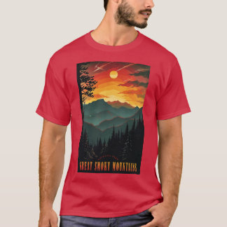 Great Smoky Mountains National Park Reizen 7 T-shirt
