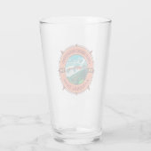 Great Smoky Mountains National Park Retro Compass Glas (Achterkant)