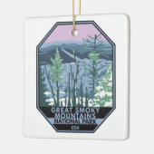 Great Smoky Mountains National Park Retro Keramisch Ornament (Links)