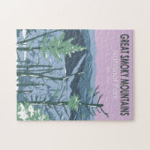 Great Smoky Mountains National Park Retro Legpuzzel (Horizontaal)