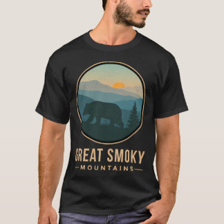 Great Smoky Mountains National Park Retro T-shirt