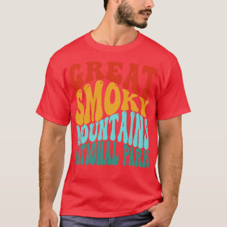 Great Smoky Mountains National Park Retro  T-shirt