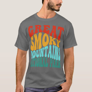 Great Smoky Mountains National Park Retro  T-shirt