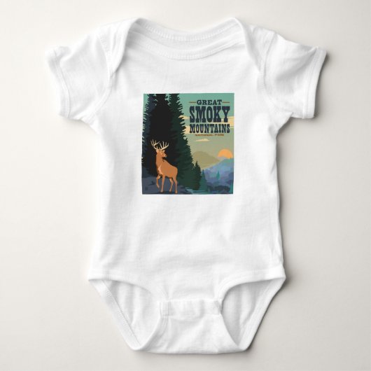 Great Smoky Mountains National Park Romper (Voorkant)