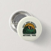Great Smoky Mountains National Park Ronde Button 3,2 Cm (Voorkant /achterkant)
