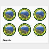 Great Smoky Mountains National Park Ronde Sticker (Vel)