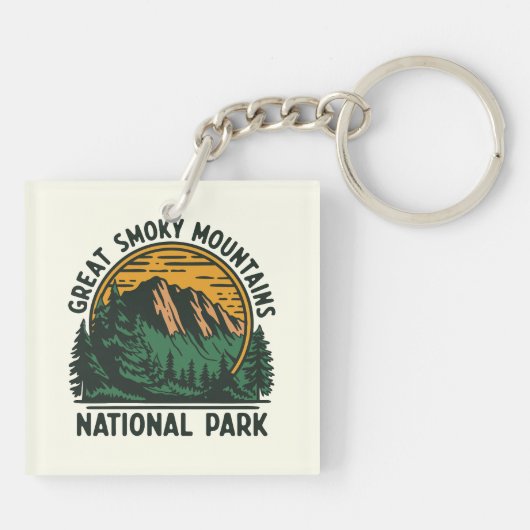 Great Smoky Mountains National Park Sleutelhanger (Achterkant)