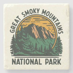 Great Smoky Mountains National Park Stenen Onderzetter