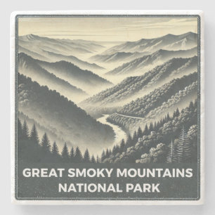 Great Smoky Mountains National Park Stenen Onderzetter