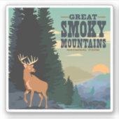 Great Smoky Mountains National Park Sticker (Voorkant)
