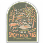 Great Smoky Mountains National Park Sticker (Voorkant)
