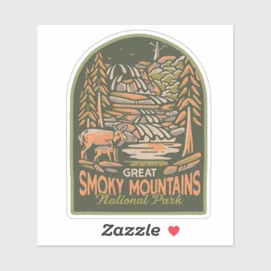 Great Smoky Mountains National Park Sticker (Vel)