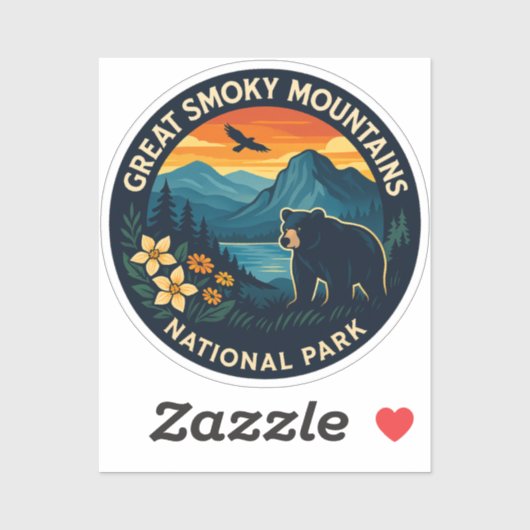 Great Smoky Mountains National Park Sticker (Vel)