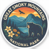 Great Smoky Mountains National Park Sticker (Voorkant)