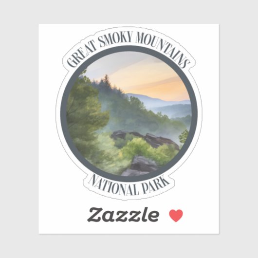Great Smoky Mountains National Park Sticker (Vel)