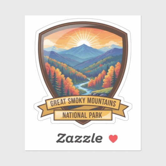Great Smoky Mountains National Park Sticker (Vel)