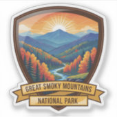 Great Smoky Mountains National Park Sticker (Voorkant)