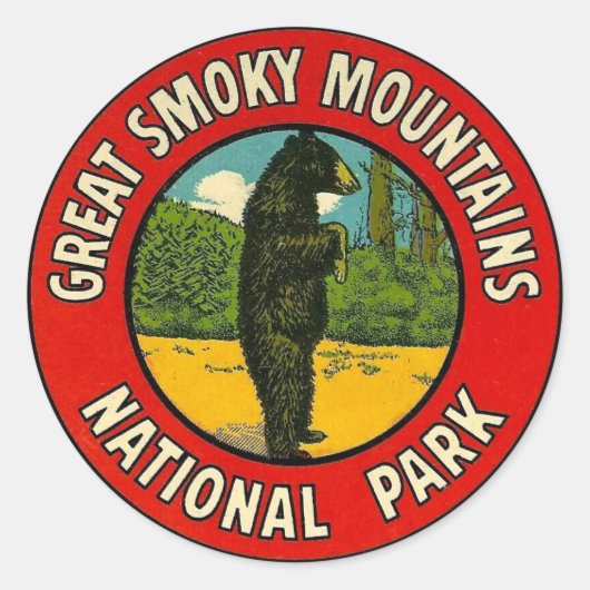Great Smoky Mountains National Park Stickers (Voorkant)
