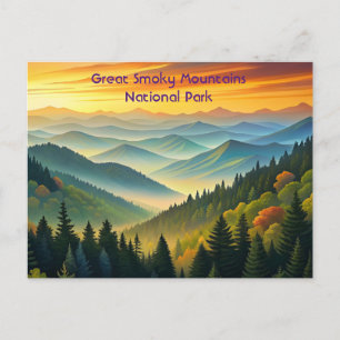 Great Smoky Mountains National Park Stylist Briefkaart
