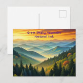 Great Smoky Mountains National Park Stylist Briefkaart (Voorkant / Achterkant)