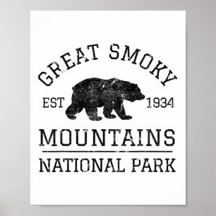 Great Smoky Mountains National Park Tennessee Beer Poster