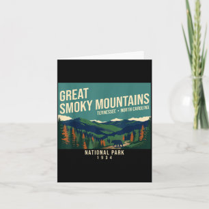 Great smoky mountains national park Tennessee Kaart