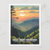 Great Smoky Mountains National Park Tennessee, Ver Briefkaart (Voorkant)