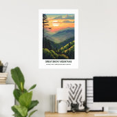 Great Smoky Mountains National Park Tennessee, Ver Poster (Thuiskantoor)